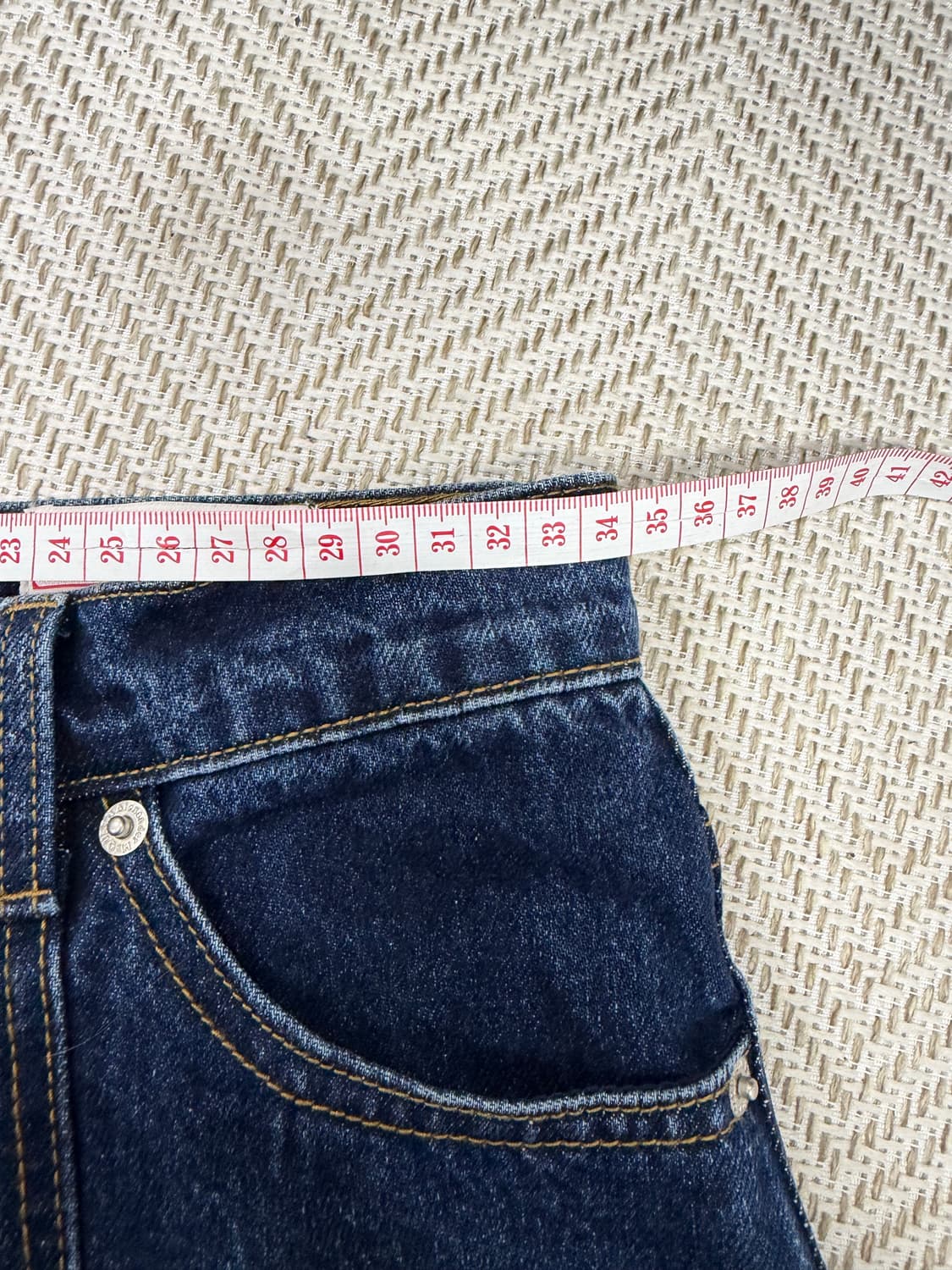 정품) 알렉산더맥퀸 여성 롤업 데님 팬츠 26 상품이미지8