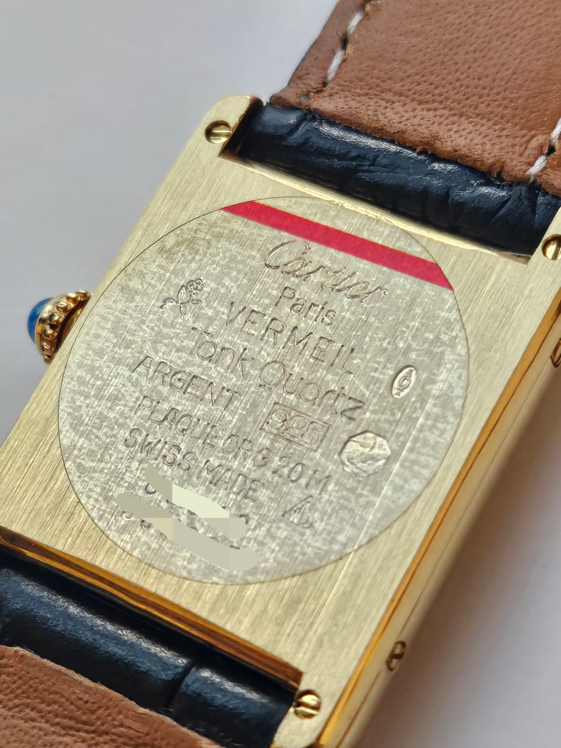 까르띠에 탱크머스트 빈티지 라지 쿼츠 상품이미지5