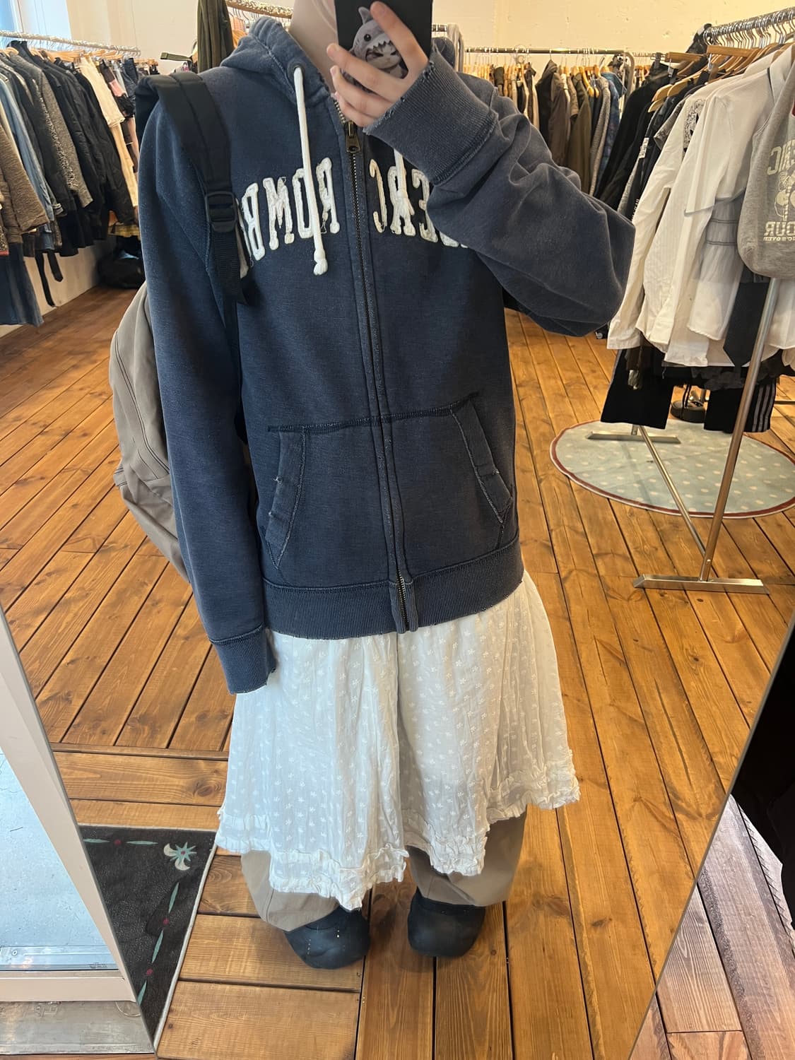 아베크롬비 네이비 후드집업 상품이미지3