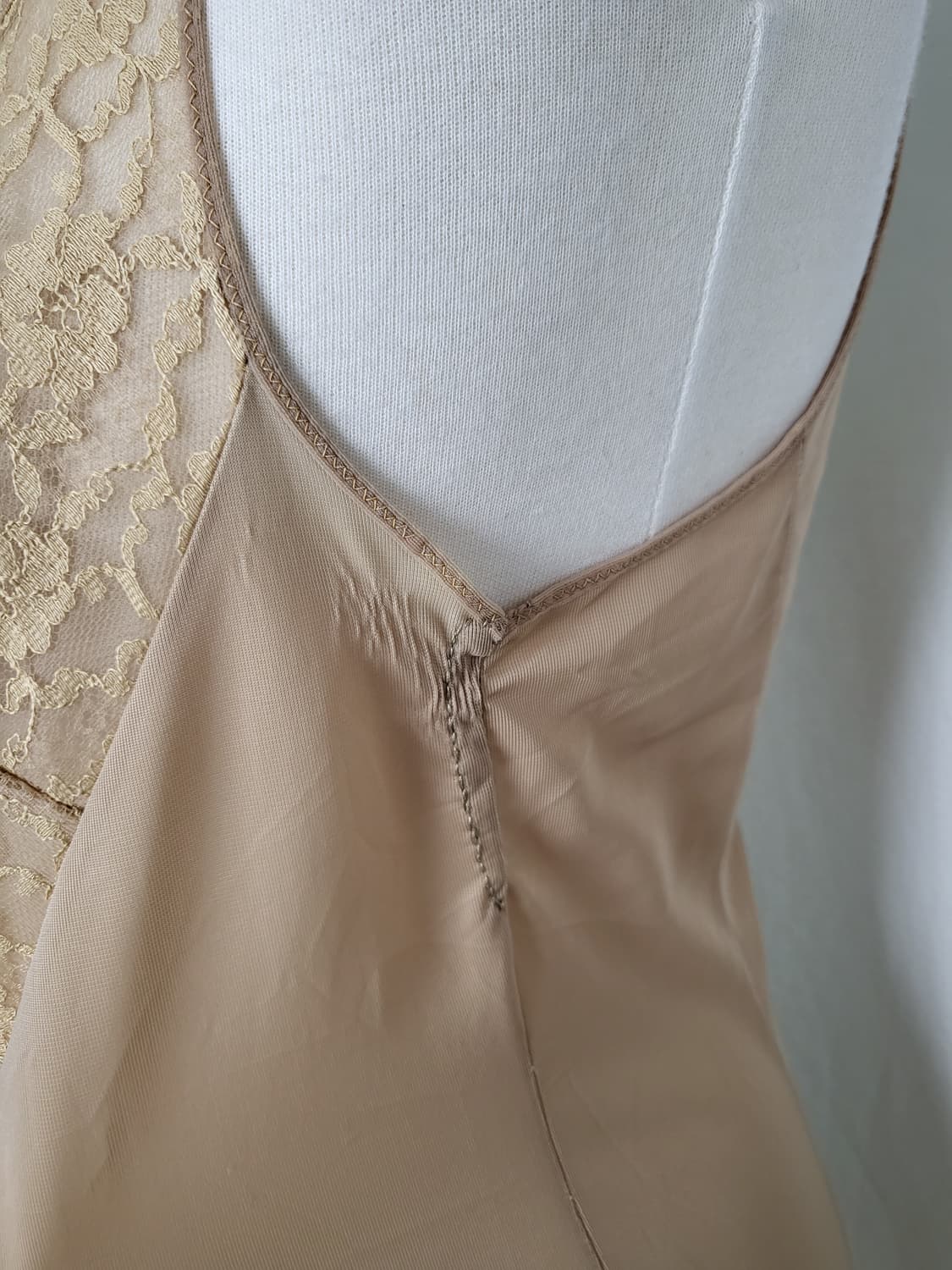 빈티지 노스탤지어 클래식 레이스 롱 슬립 상품이미지6