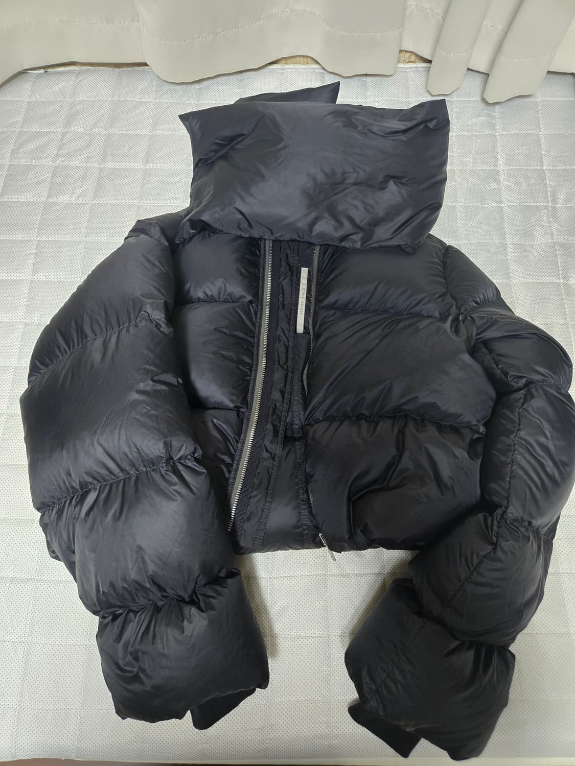 릭오웬스 퍼넬 넥 패딩 구스 다운 푸퍼 봄버 상품이미지3