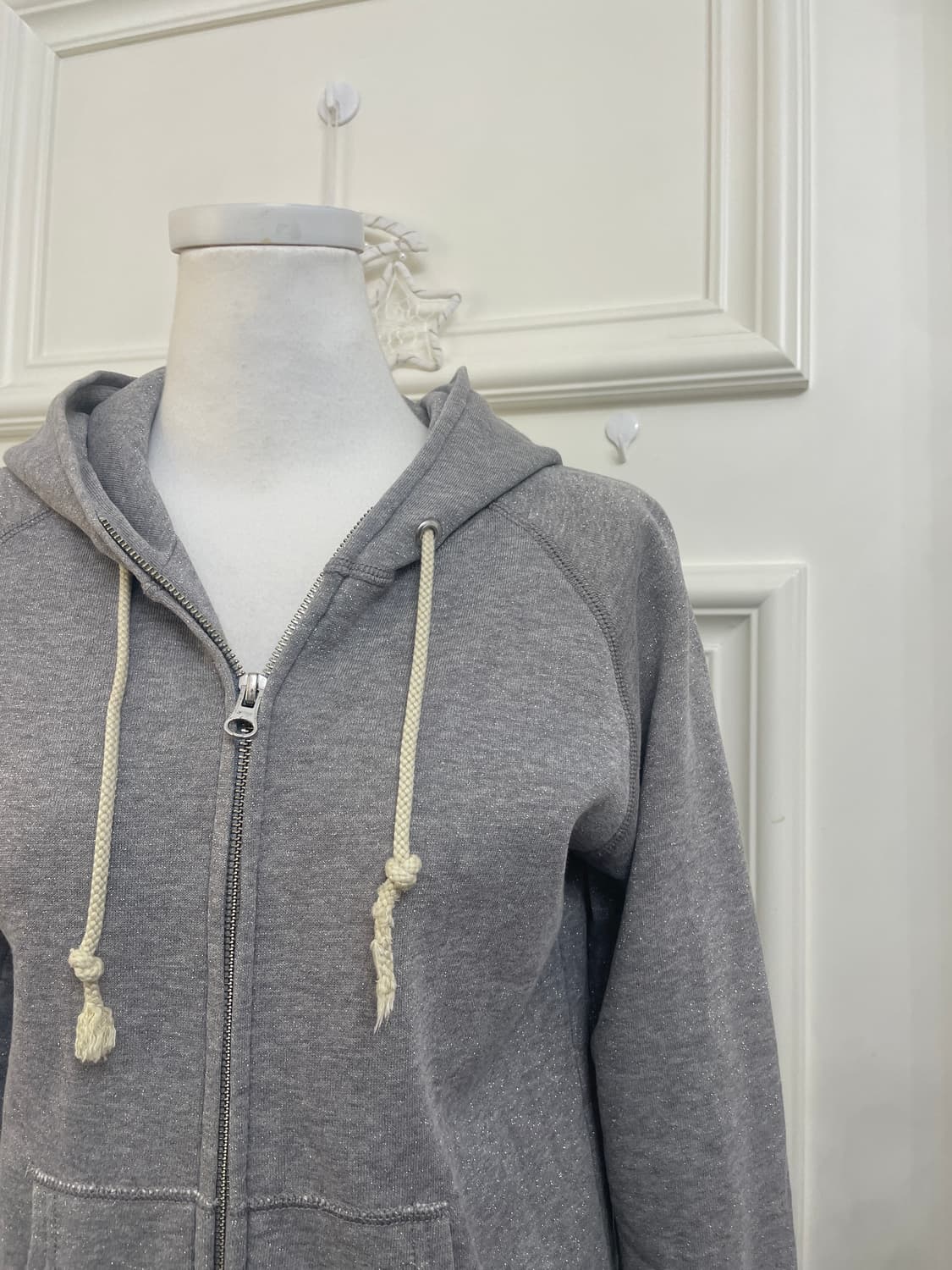 dark gray silver glitter cotton basic ho 상품이미지6