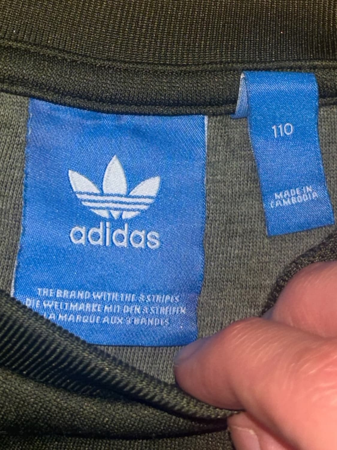 아디다스 올리브 색상 맨투맨  상품이미지6