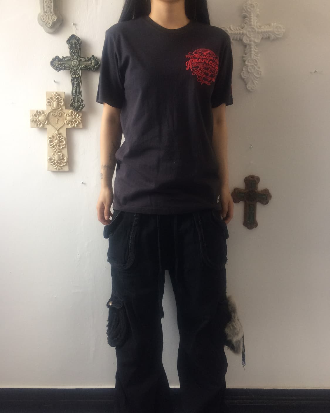 Skull printing t shirt 상품이미지6