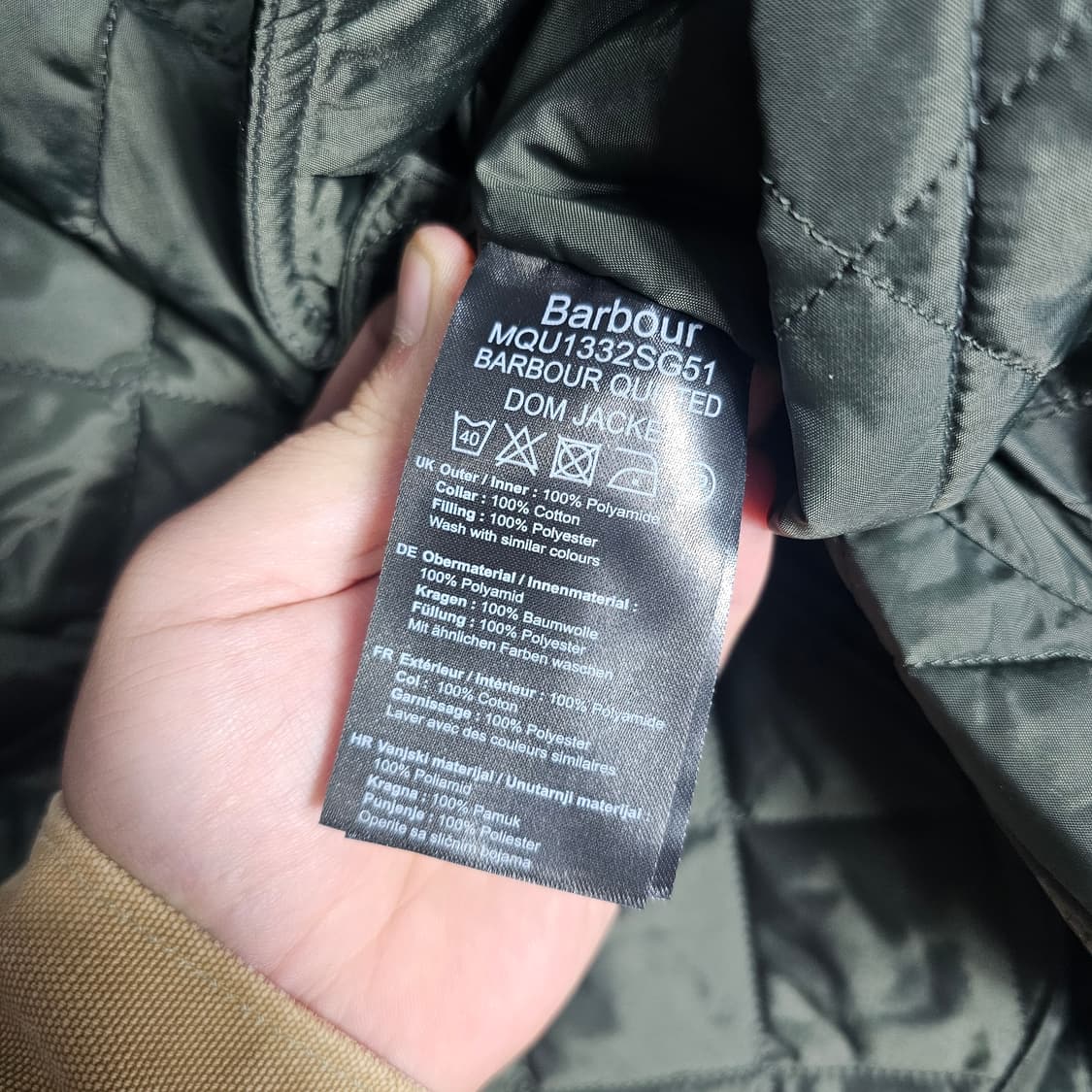 S 바버 퀄팅자켓 상품이미지3