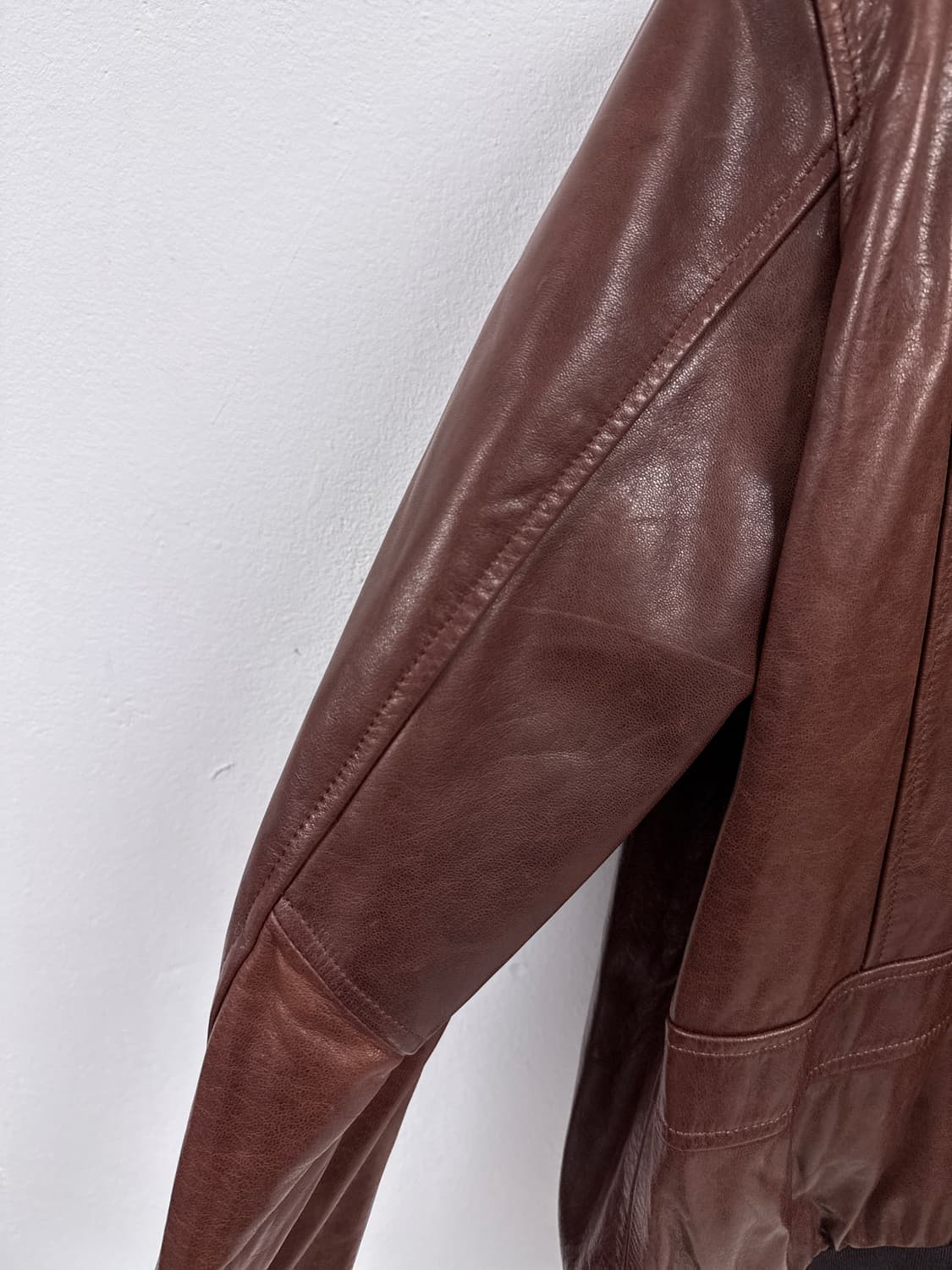 [N][105]Type A-2 베지터블 레더 브라운 항공 자켓 상품이미지7