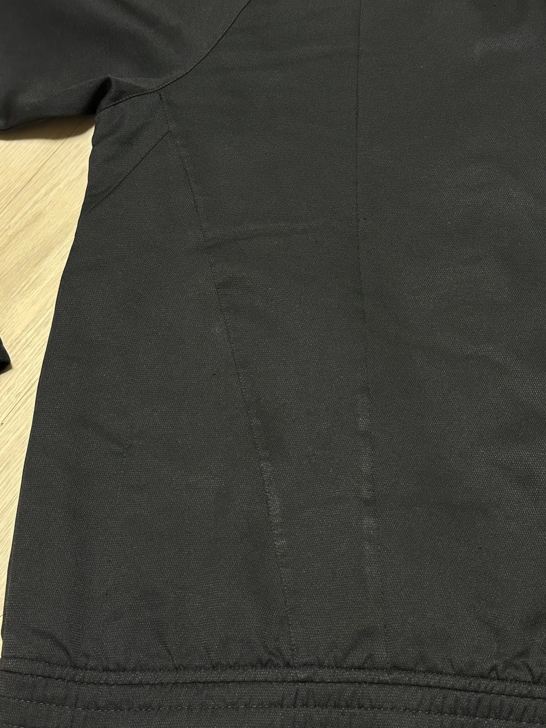 아디다스 ADIDAS 삼각로고 사이드라인 바람막이 자켓 블랙 상품이미지6