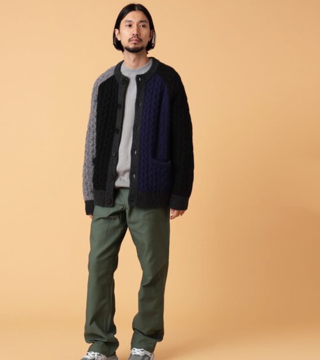 BEAMS LIGHTS - 23FW MONGOL WOOL CARDIGAN 상품이미지3