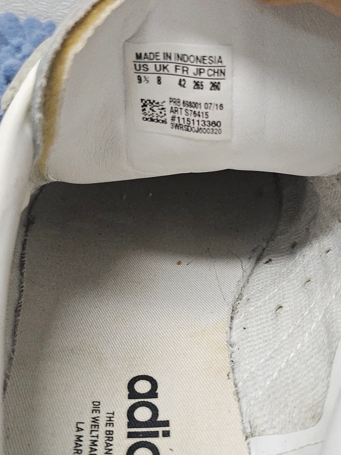 [260] 아디다스 슈퍼스타 80s 실버 화이트 뱀피 상품이미지2