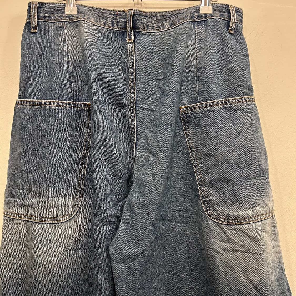 EDEN 워시드 벌룬 배기 데님팬츠 상품이미지4