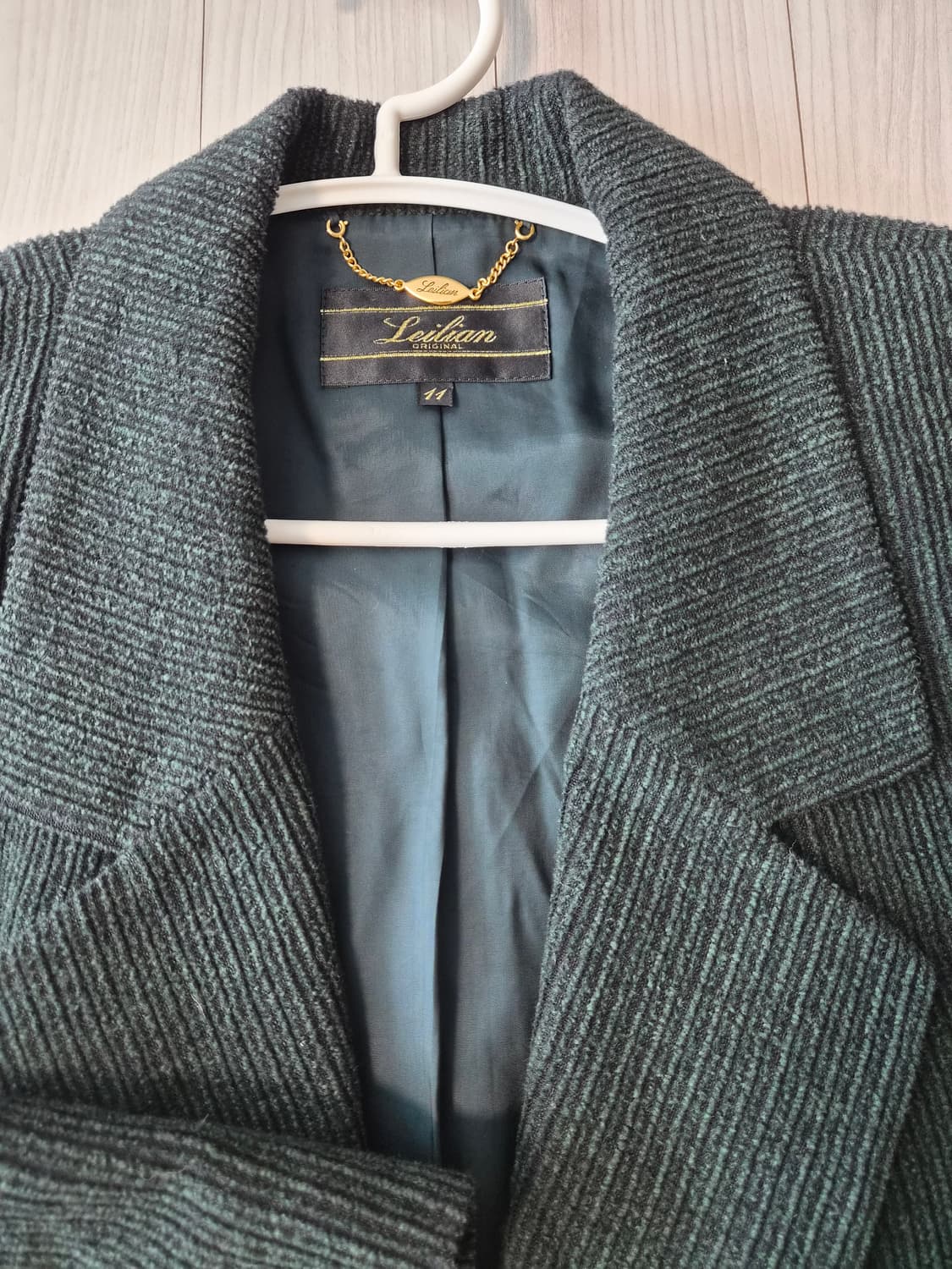 레리안(Leilian) 클래식 더블브레스티드 자켓 • 딥그린 상품이미지2