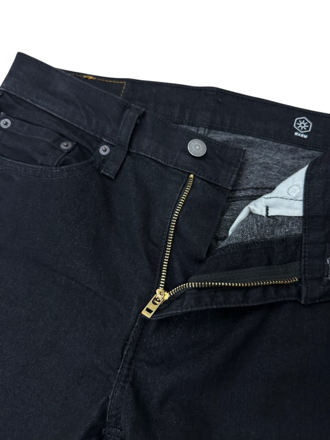 리바이스 502 웜진 기모 블랙데님 (30) 상품이미지4