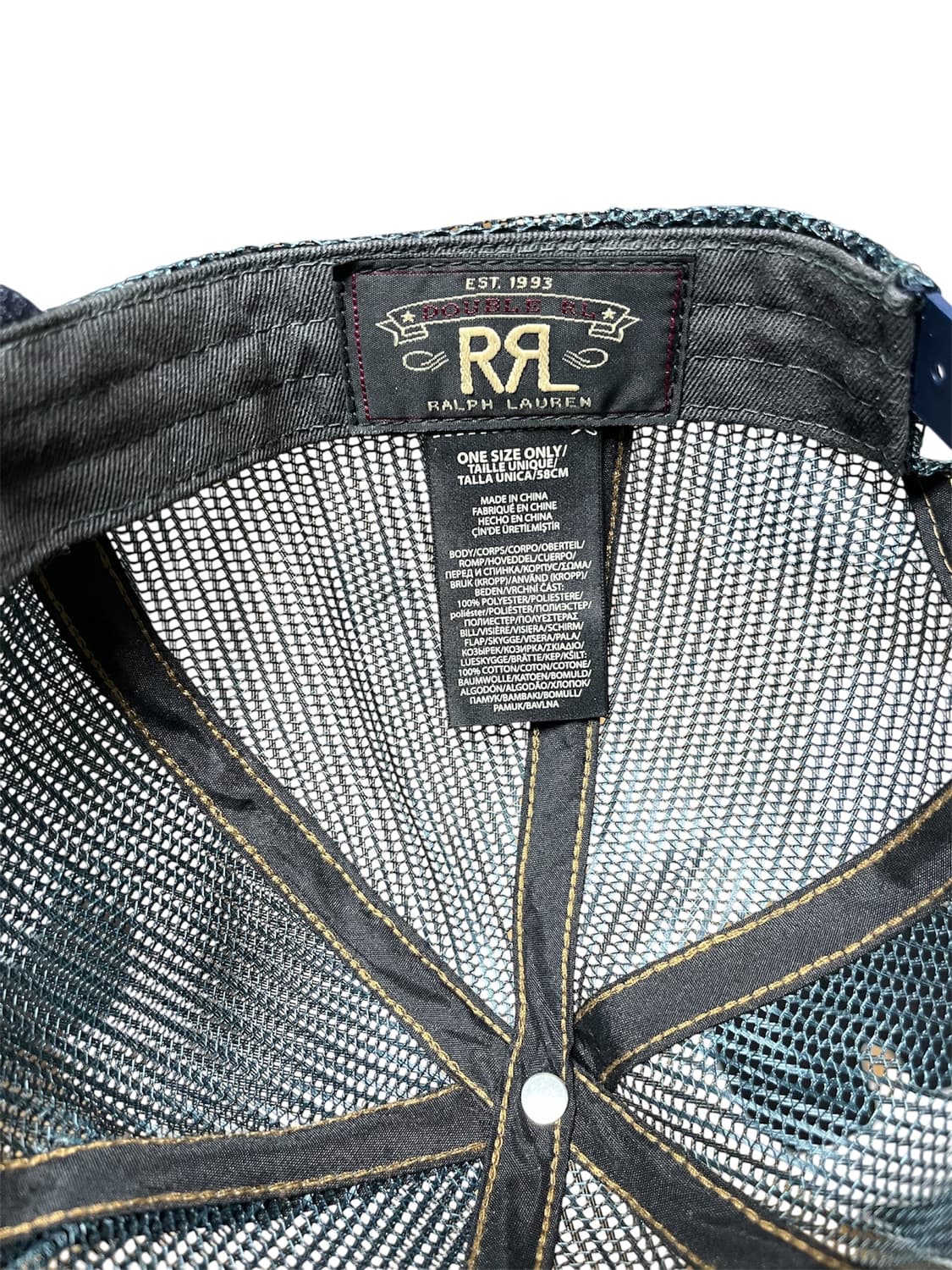 더블알엘 RRL 썬더버드 펠트 메쉬 트러커 캡 상품이미지5