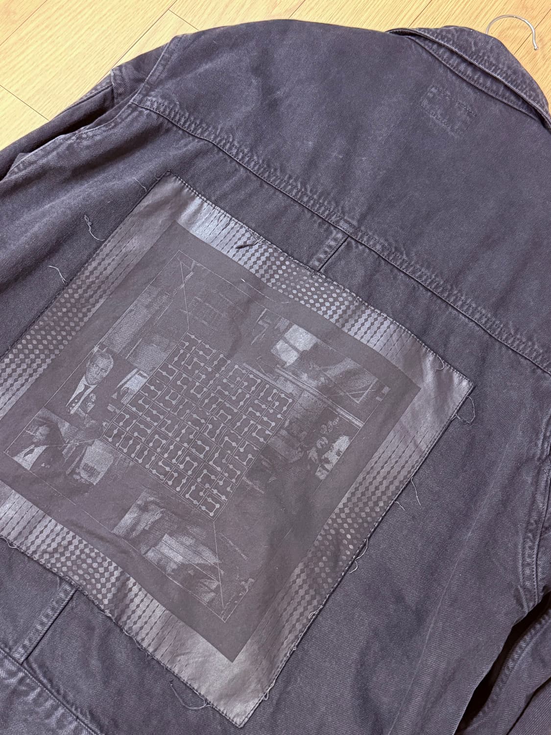 카브엠트 overdyed vh ex dna 데님 자켓 챠콜 M 상품이미지8