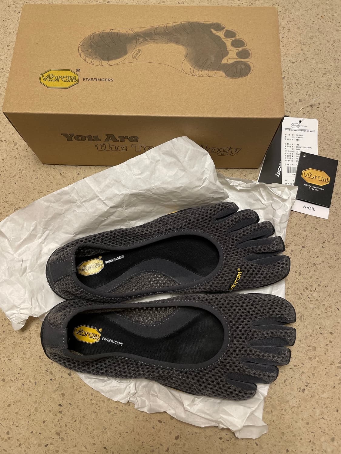 [39] 비브람 파이브핑거스 Vi-B Eco 블랙 상품이미지1