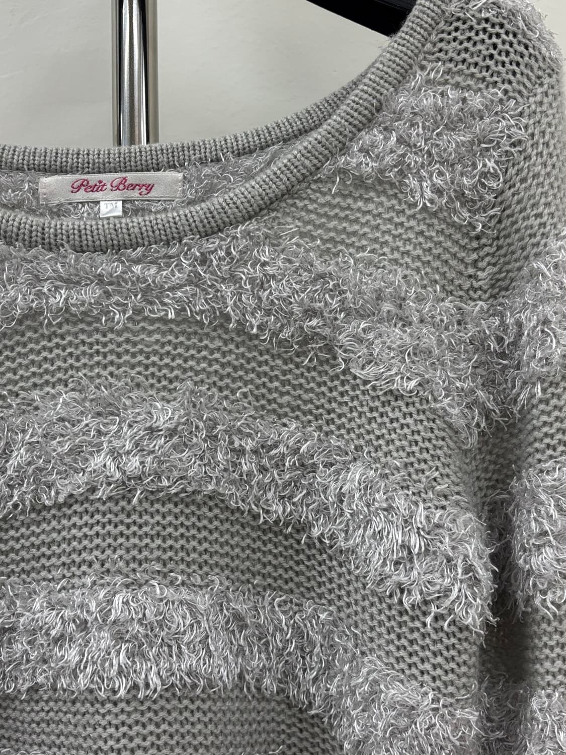 빈티지 그레이 크롭 니트 상품이미지6