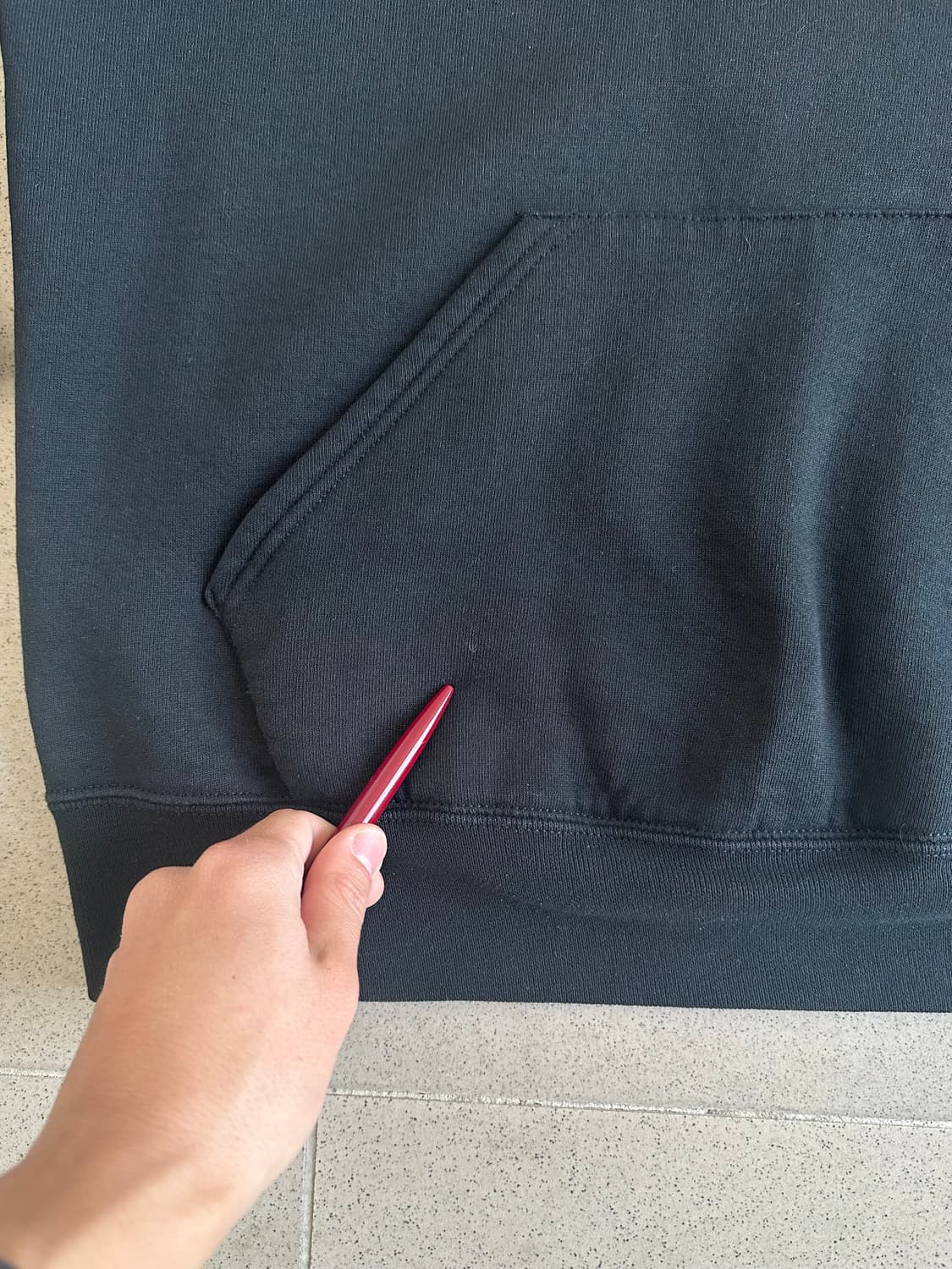 90s 빈티지 러셀 후드 블랙 L USA 상품이미지7