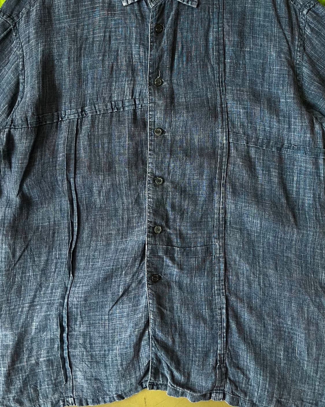 80-90s Issey Miyake HAI 1/2 Denim Shirt 상품이미지6
