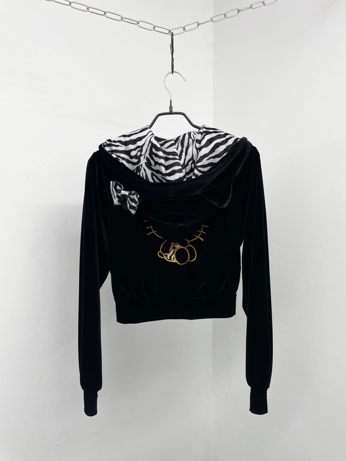 헬로키티x에고이스트 콜라보 갸루 벨로아 셋업 상품이미지9