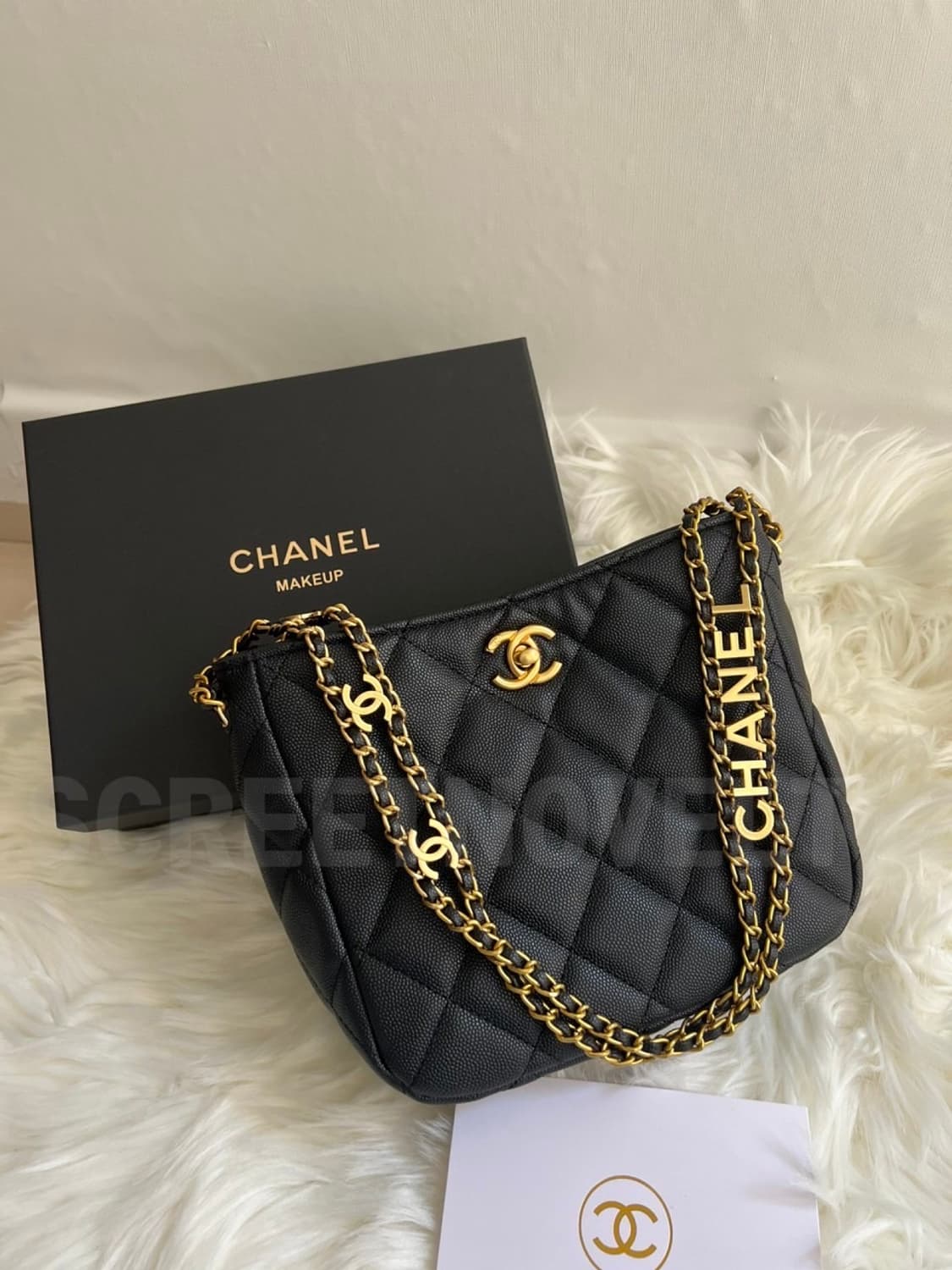 샤넬 CC로고 퀄팅 호보백 체인 레터링백 숄더백 쇼퍼백  상품이미지1