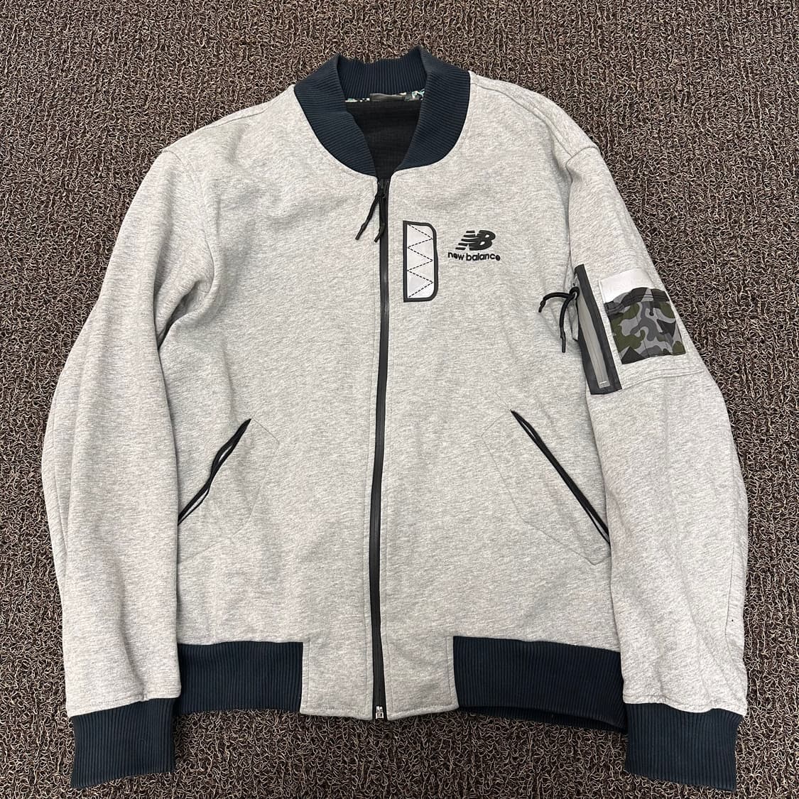 뉴발란스 항공점퍼 집업 그레이 105(XL) 상품이미지1