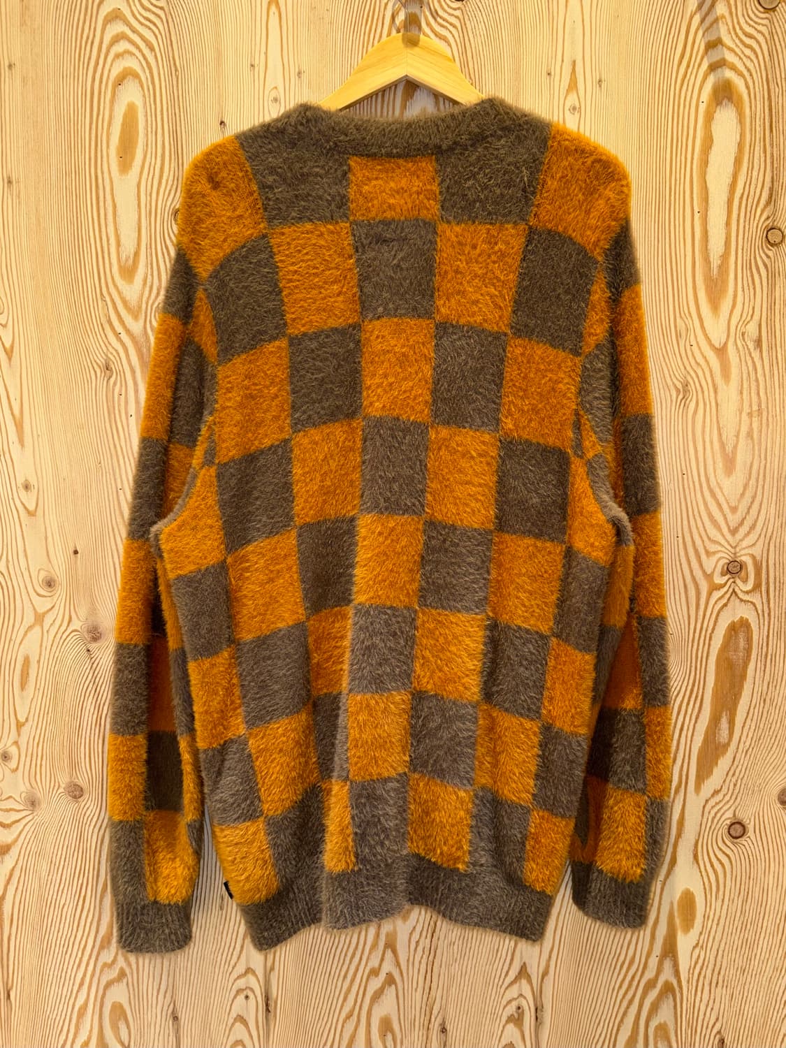 반스 체커보드 가디건 상품이미지2