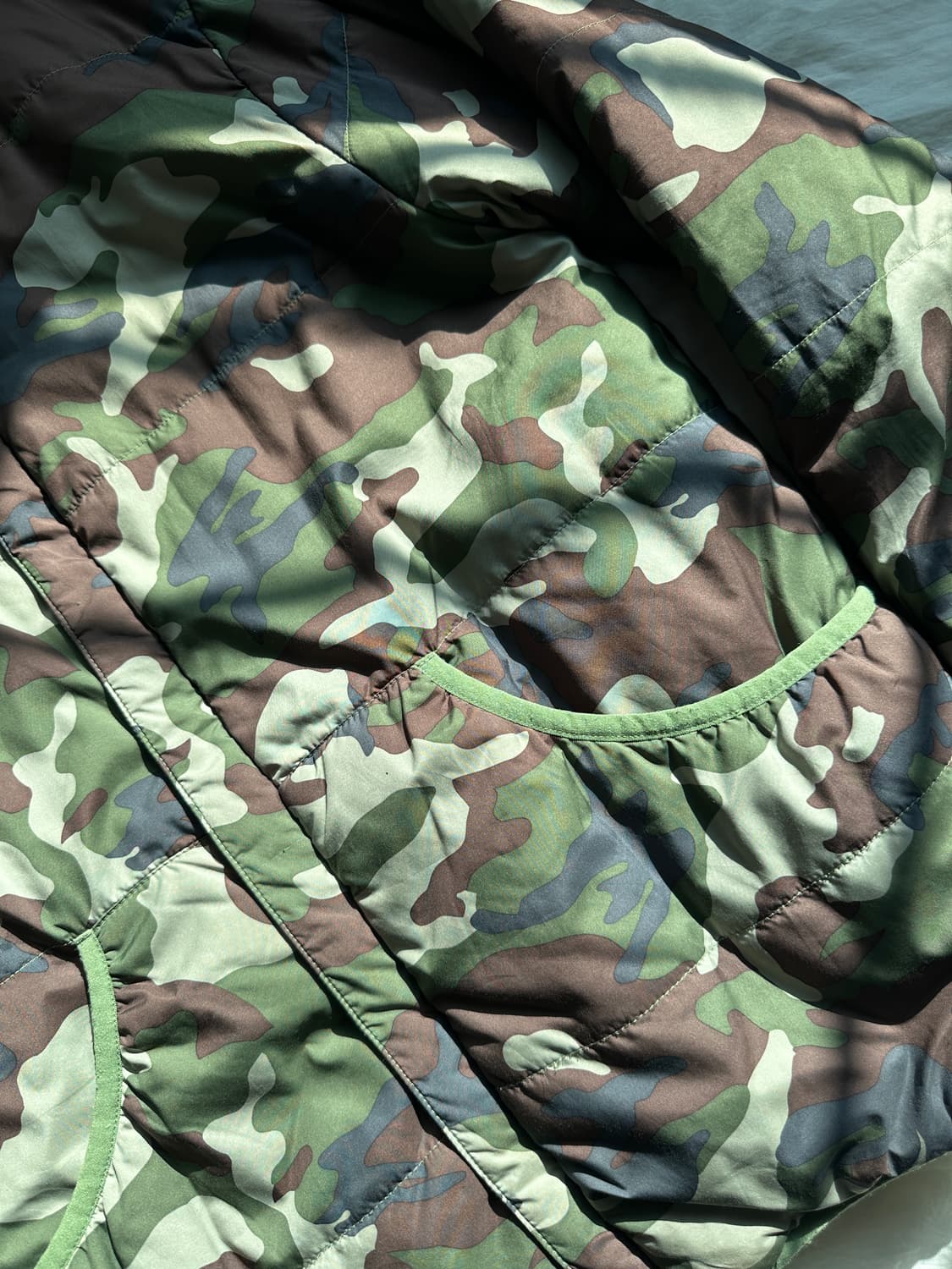 00s 스투시 카모 리버서블 패딩 자켓 상품이미지6