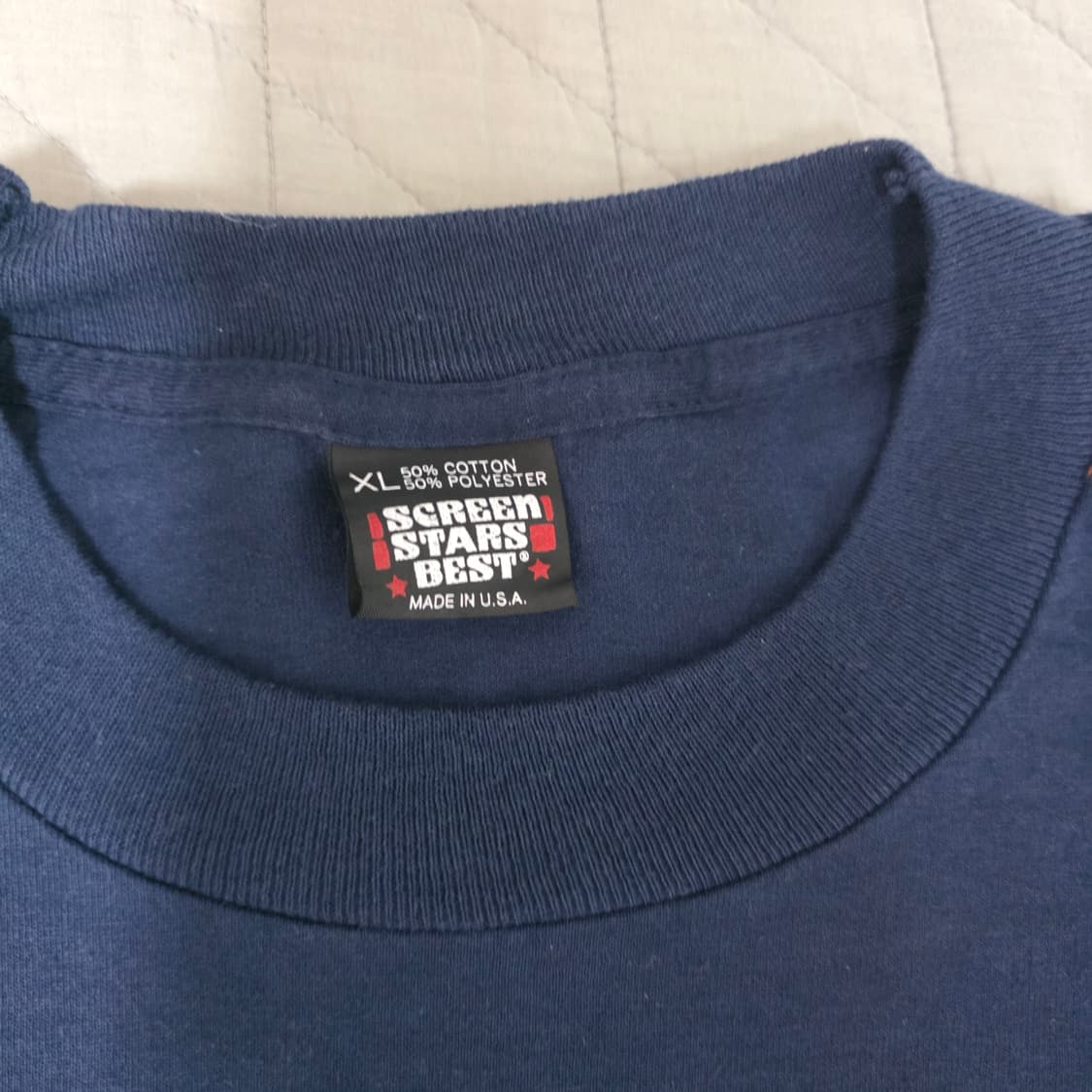 [XL] 90s 지저스 크로스 JESUS 빈티지 티셔츠 네이비 상품이미지6