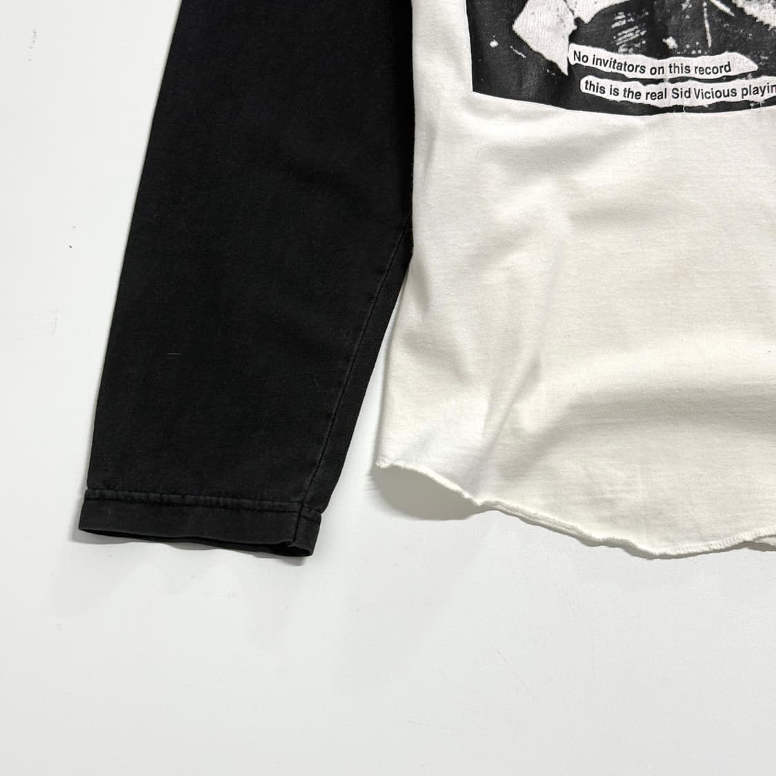 90s GTS 섹스 피스톨즈 시드와 낸시 라글란 티셔츠 상품이미지3