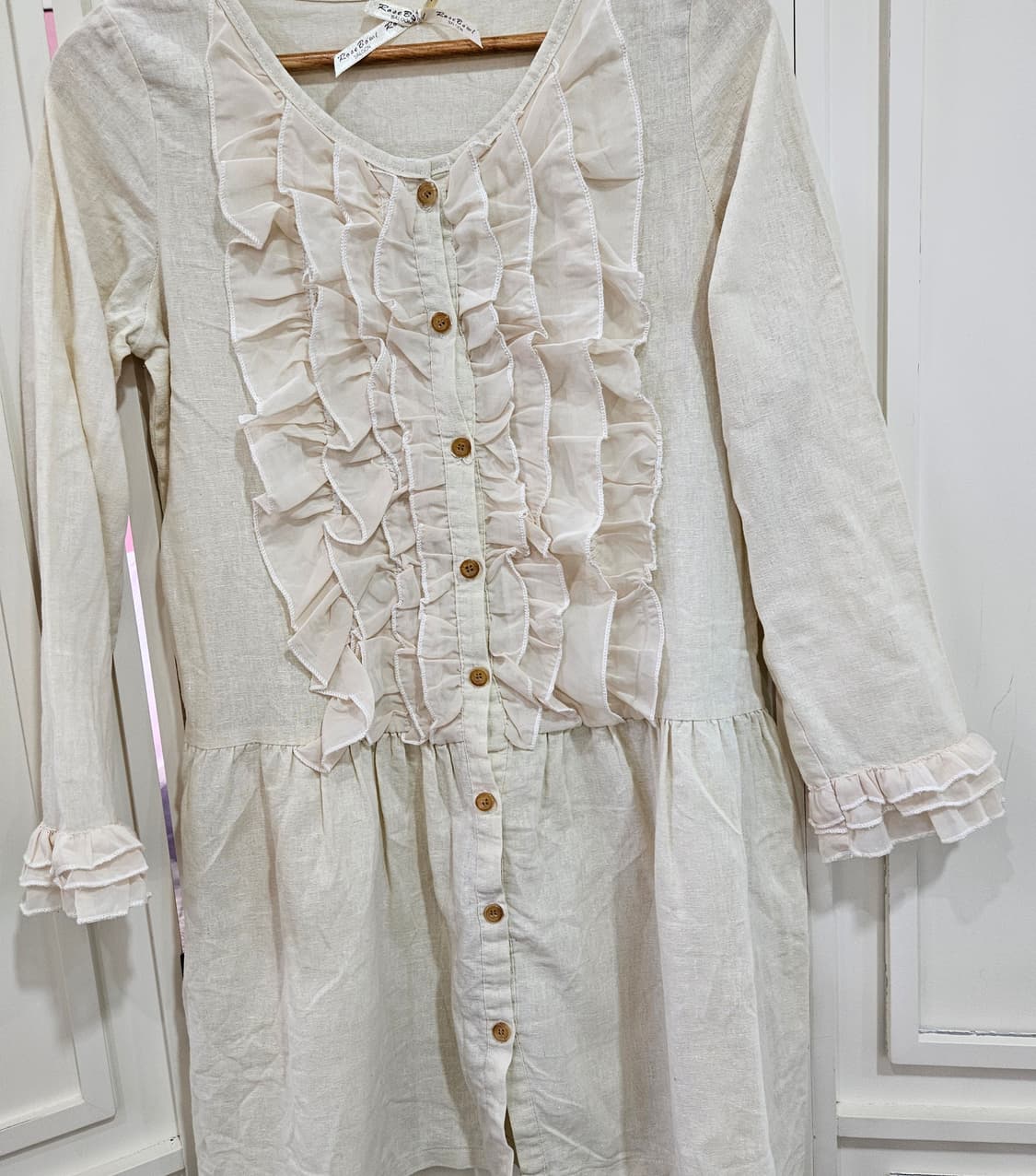 린넨프릴 원피스&오픈자켓 상품이미지4