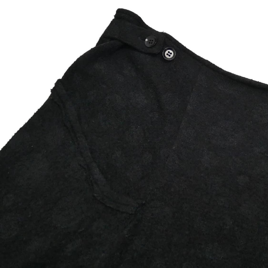 요지 야마모토 느와르 닷패턴 비대칭 스커트 상품이미지8