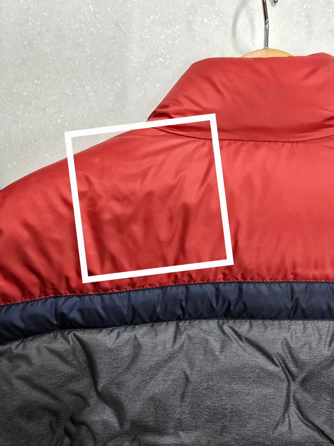 JDX 덕다운패딩 니트 배색 점퍼100 상품이미지10