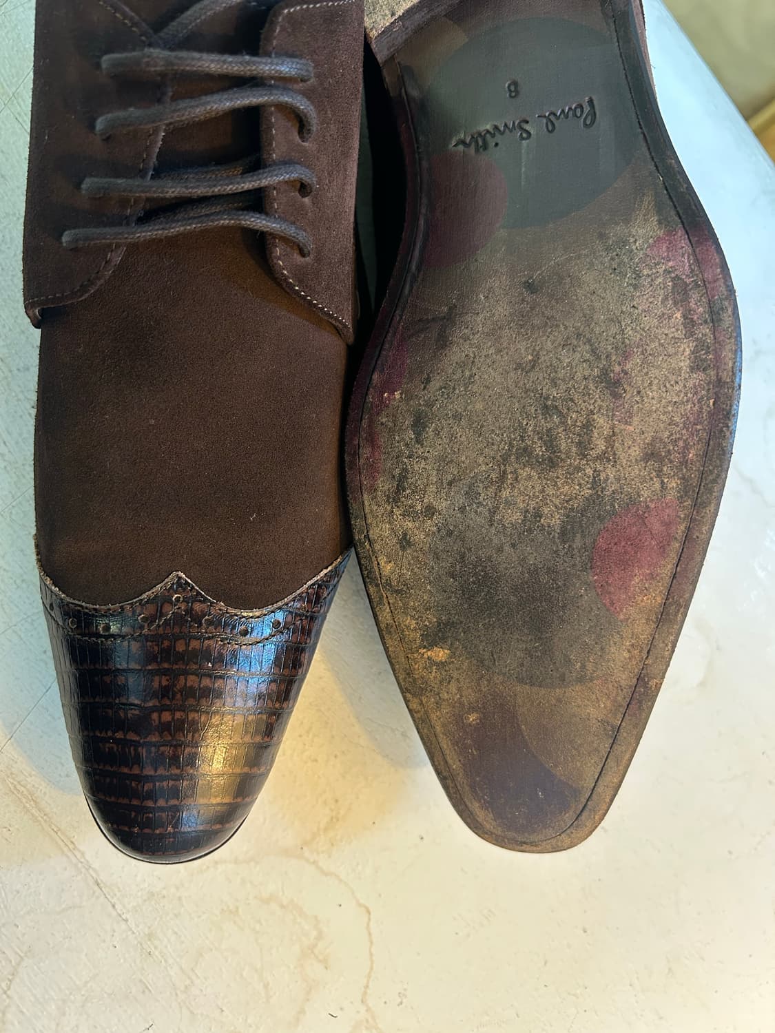 Paul Smith 스웨이드 디테일 구두 상품이미지3
