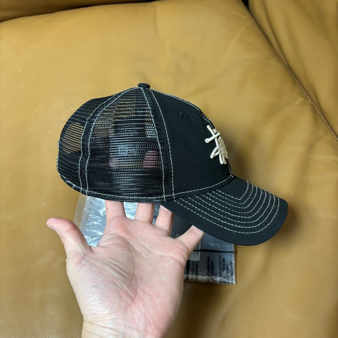 스투시 뉴에라 볼캡 모자 9Twenty 베이직 트러커 블랙 상품이미지3