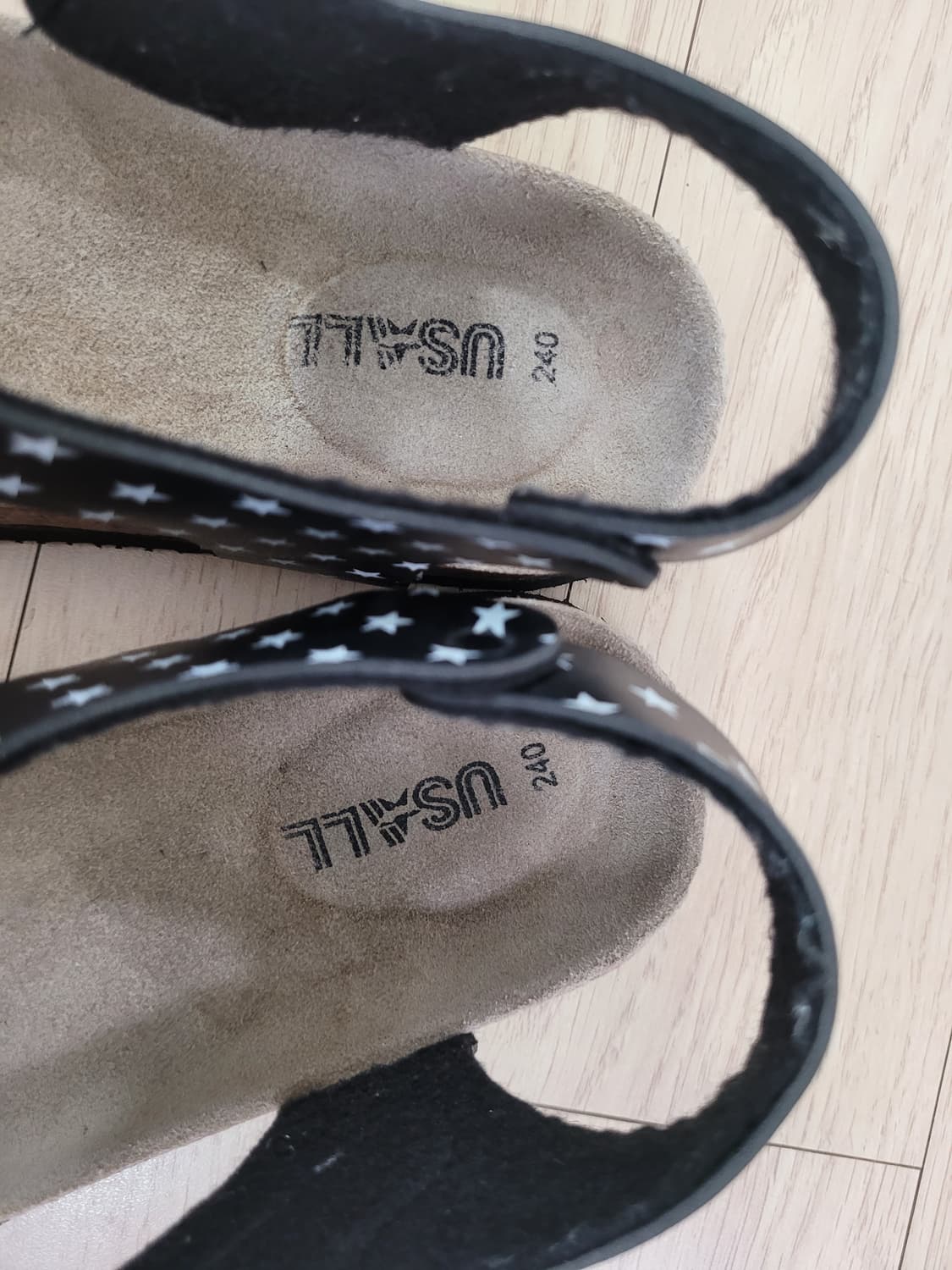 유솔 USALL 여아 샌들 240 블랙 상품이미지8