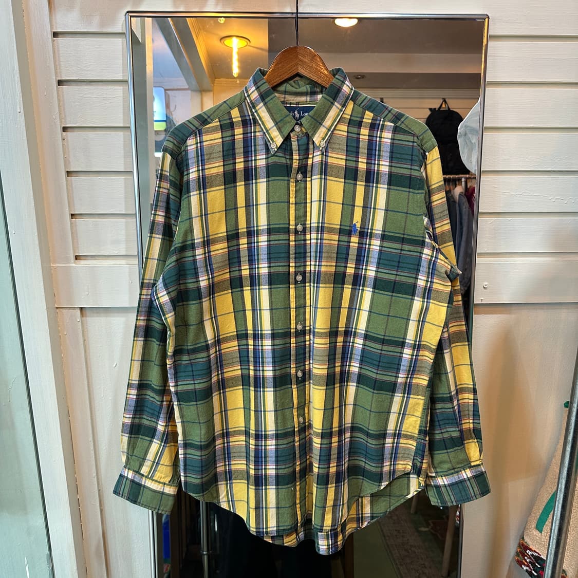 폴로 랄프로렌 클래식 핏 체크 셔츠 상품이미지1