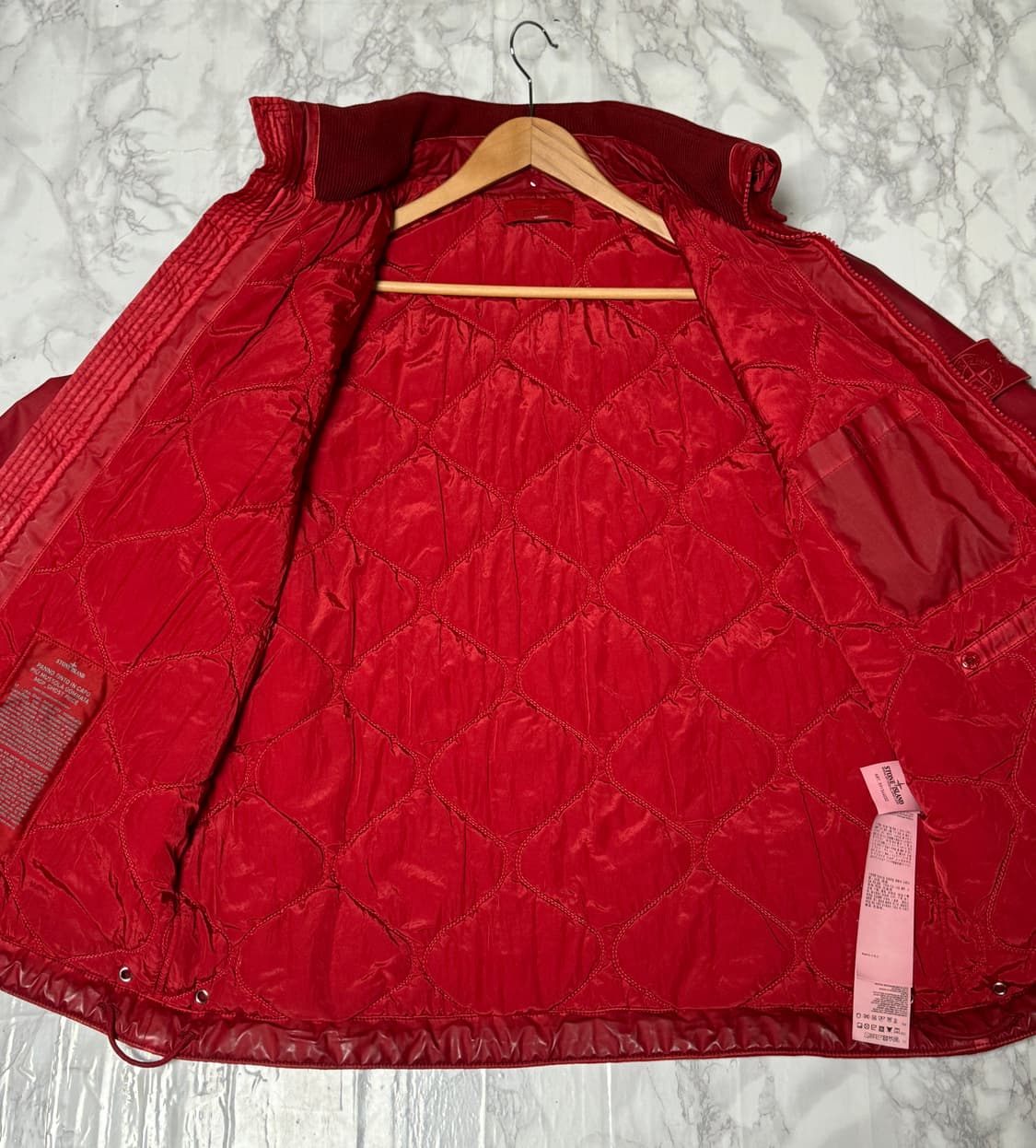 스톤아일랜드 고스트 피스 레드 와펜 2014ss 자켓 상품이미지5