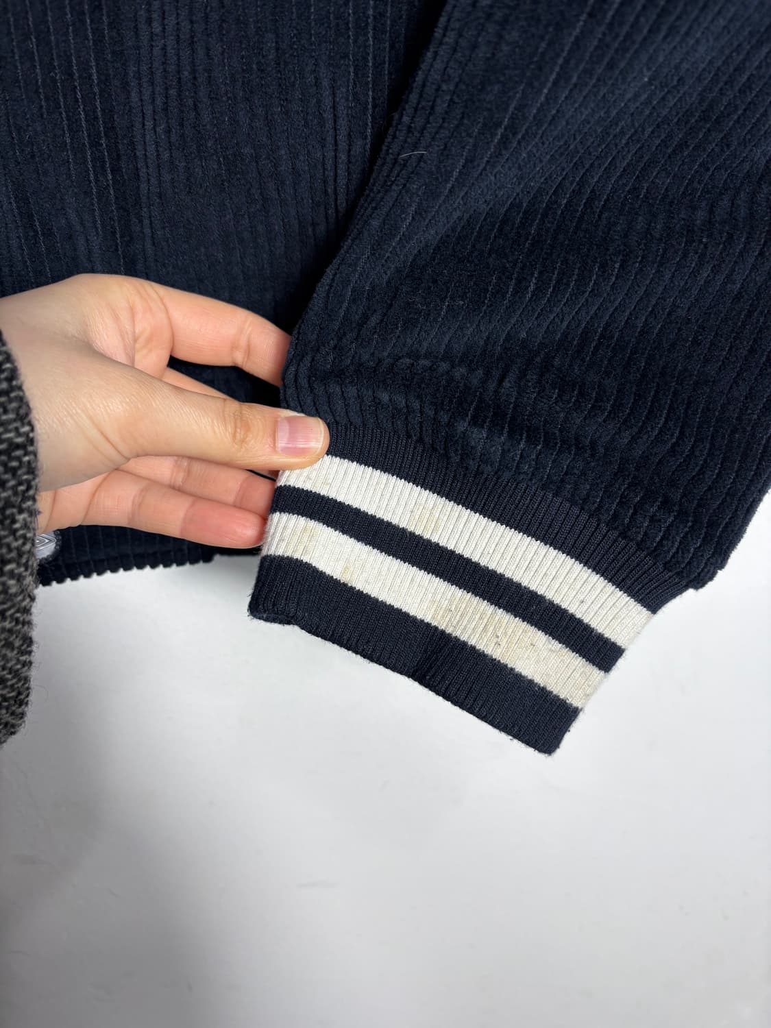 Umbro 엄브로 네이비 코듀로이 바시티 점퍼 상품이미지10