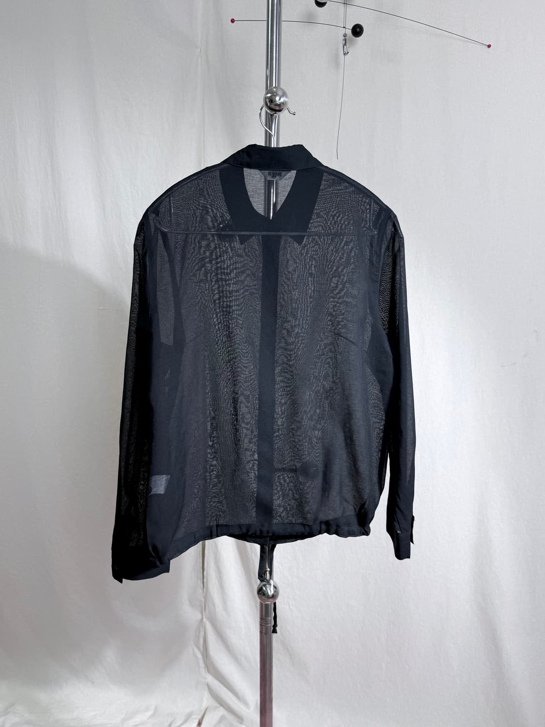 ETOFFER 시스루 스트링 셔츠 상품이미지7