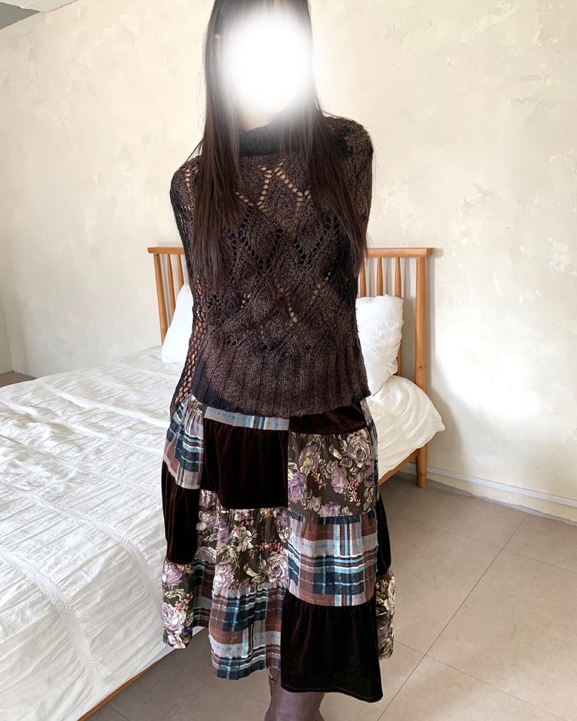 Blown knit long sleeve 상품이미지1