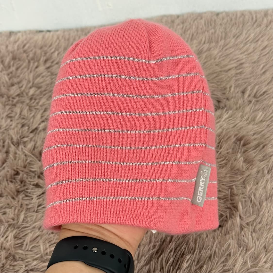 Gerry Girl's Pink Silver Striped Acrylic 상품이미지2