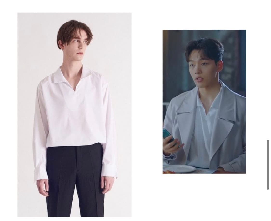 아람 셔츠 L 새상품급 집에서 실착 1회 상품이미지1