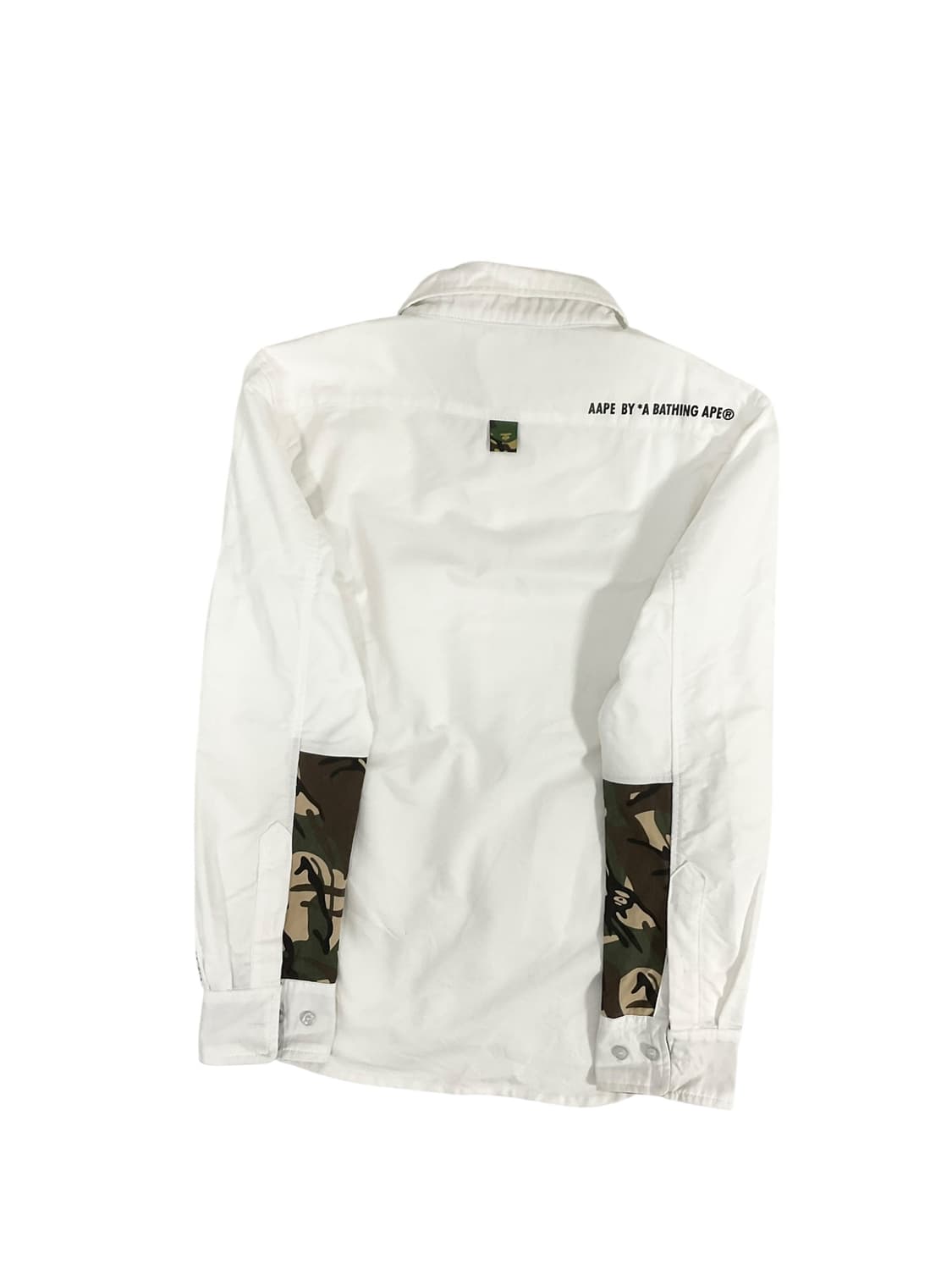 Aape 카모 화이트 셔츠 (m) 상품이미지2