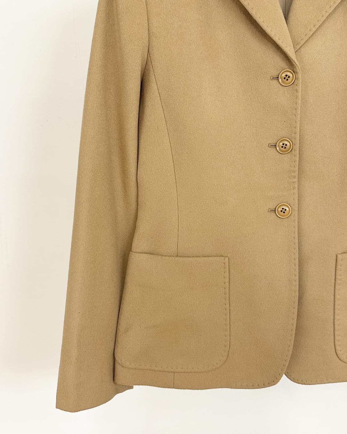 막스마라 베이지 3b 블레이저 울 자켓  상품이미지3