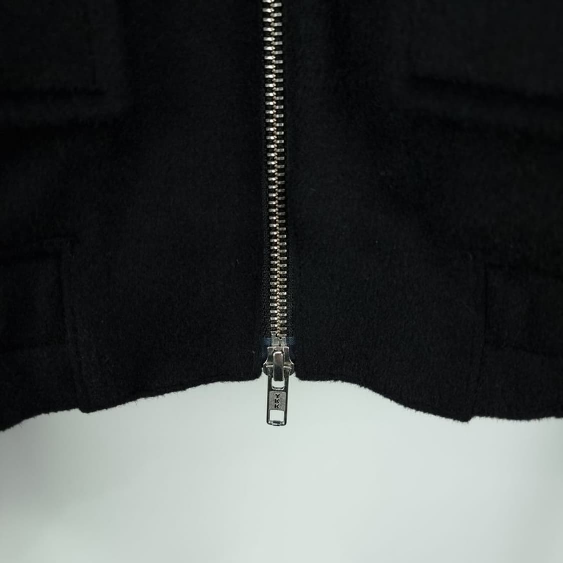 [드로우핏] 울 블랜디드 오버핏 미니멀 모직 블루종 자켓 M19225 상품이미지7