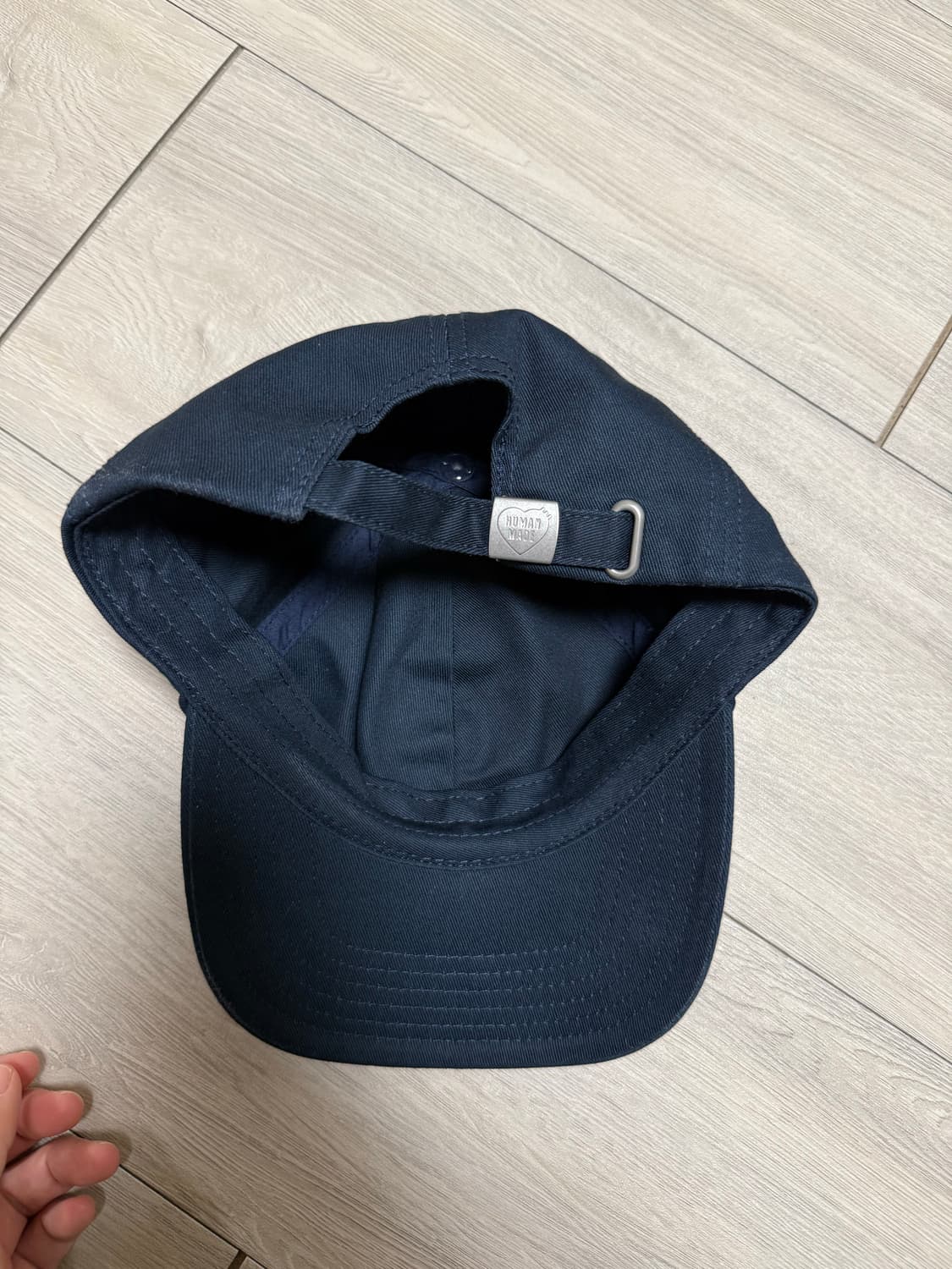 휴먼메이드 로고 자수 캡 네이비 상품이미지2