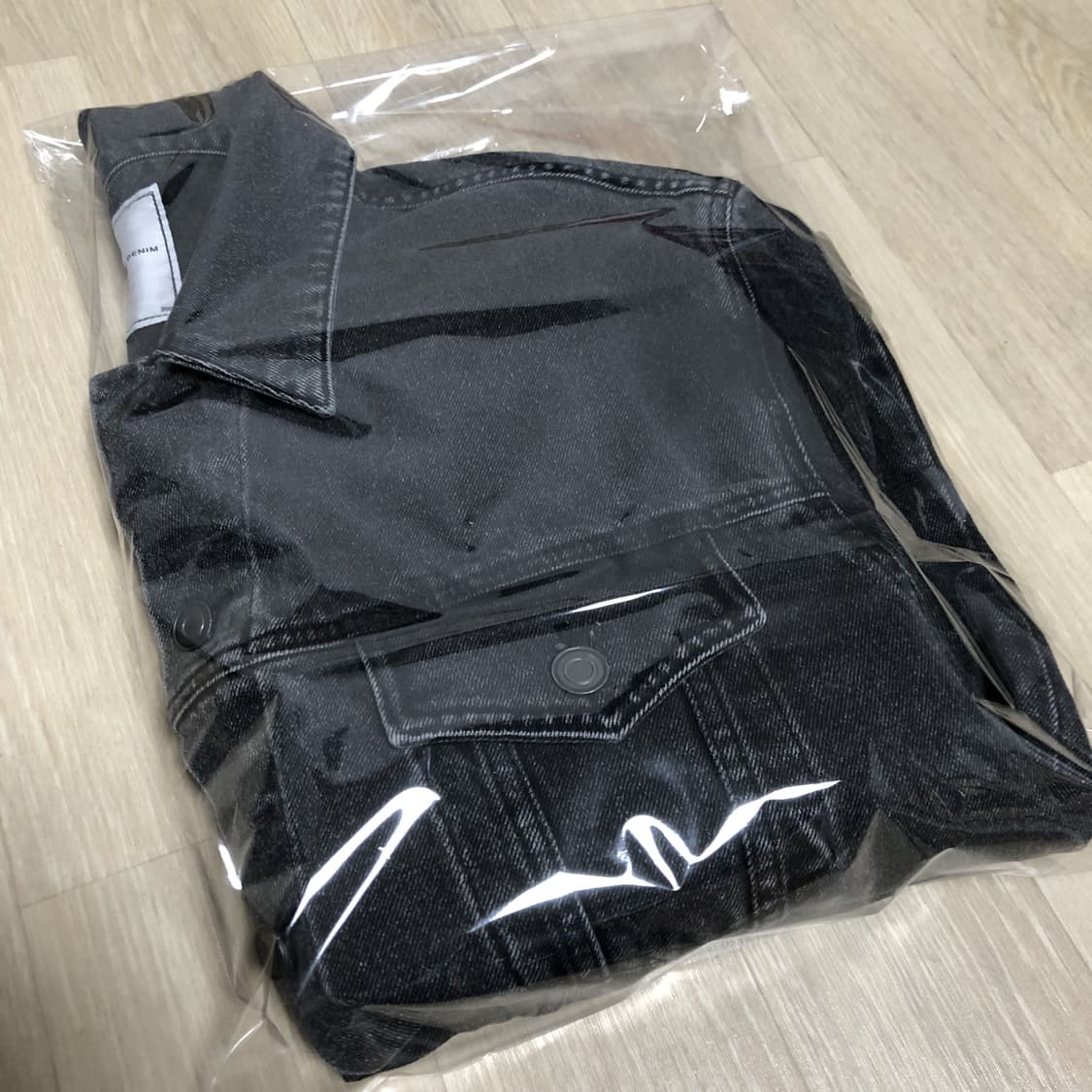 (XL) 브랜디드 BRANDED 2001 슬로우 워커 데님 자켓 블랙 상품이미지10