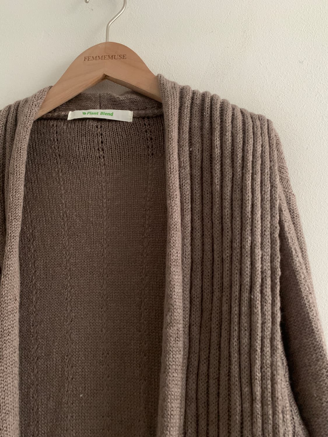 Muffler Collar Ruffle Cardigan 상품이미지3