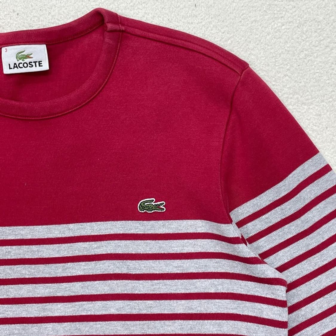 LACOSTE 스트라이프 롱슬리브 3 상품이미지2