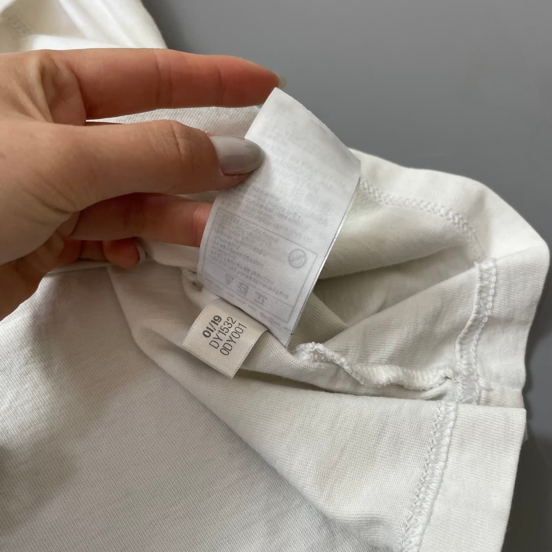 아디다스 화이트 삼선 사이드라인 반팔 3XL 상품이미지8